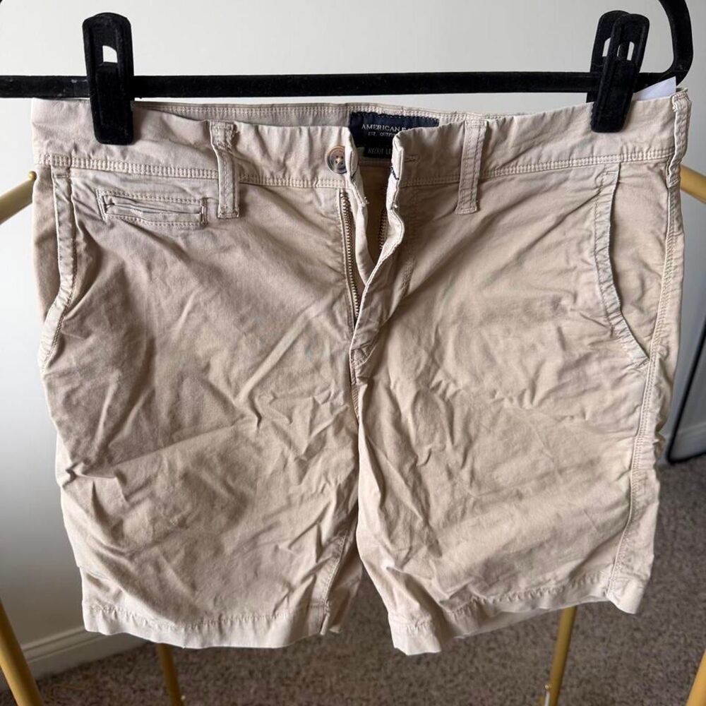 American-eagle Men's Tan Chino Shorts